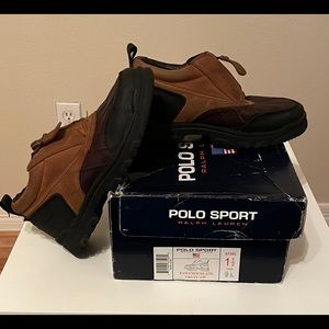 Boys Ralph Lauren Polo Shoes Boots Sz 1 1/2 1.5